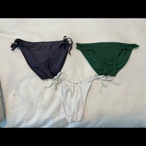 Bundle of 3 Xhilaration Bikini Bottoms Size M